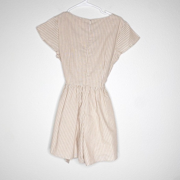Show po. Tie it all up playsuit striped romper 4 NEW - Picture 4 of 9